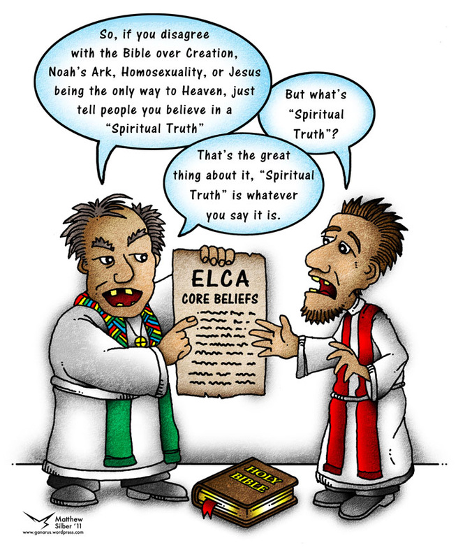 worship leaders stand on gay Elca